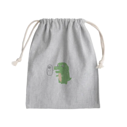 不眠ザウルス（台詞あり） Mini Drawstring Bag