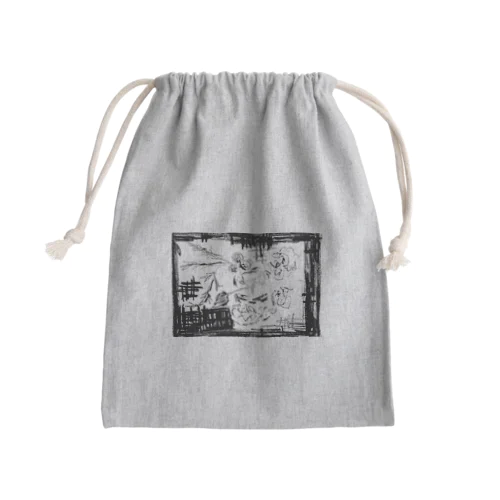 rose Mini Drawstring Bag