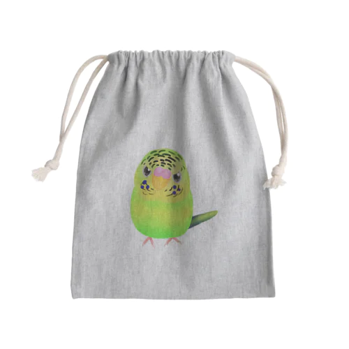 うるうる黄緑ジャンボ① Mini Drawstring Bag