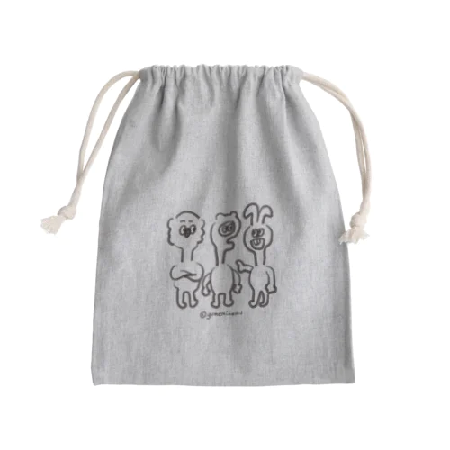 tanuqnfriends? Mini Drawstring Bag