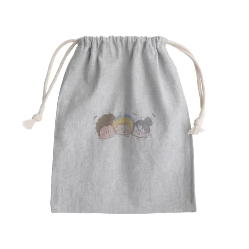 ぷるぷる女子 Mini Drawstring Bag