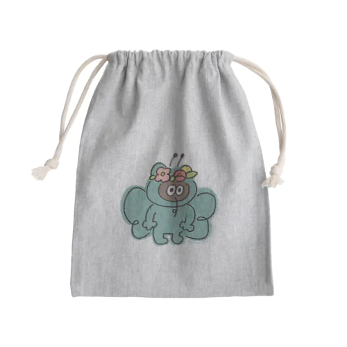 たぬきゅん虫 Mini Drawstring Bag