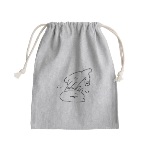 ふかづめうさぎ Mini Drawstring Bag