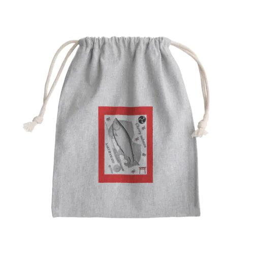 桜鱒 Mini Drawstring Bag