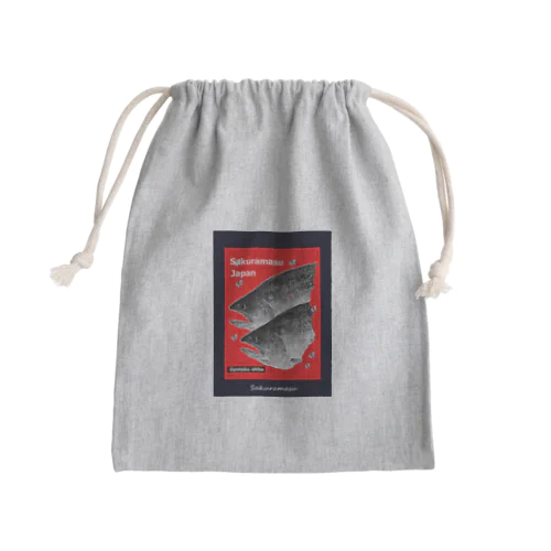 桜鱒 Mini Drawstring Bag
