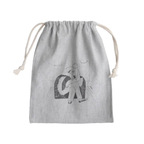 けだま Mini Drawstring Bag