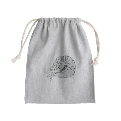 アンモナイト Mini Drawstring Bag