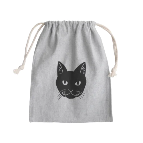 黒猫ジジ Mini Drawstring Bag