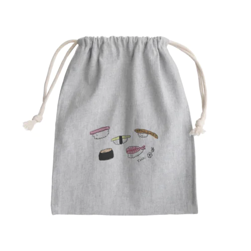 すしたち Mini Drawstring Bag