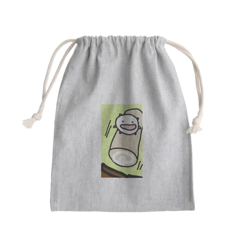 ロールケーキで突撃するねこです Mini Drawstring Bag