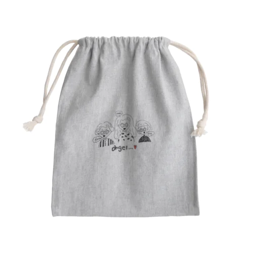 天使ちゃん(2) Mini Drawstring Bag