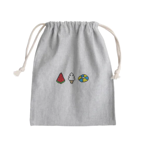 もう夏気分 Mini Drawstring Bag