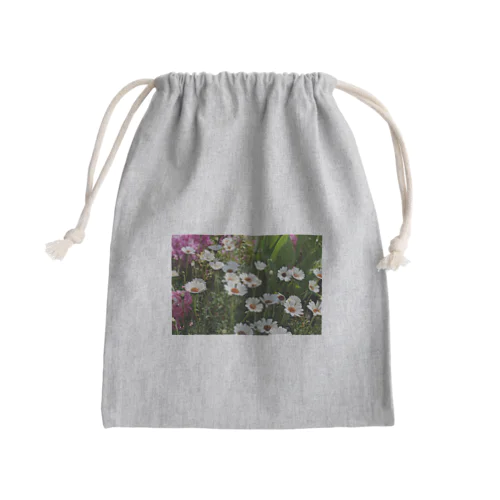 spring marguerite Mini Drawstring Bag