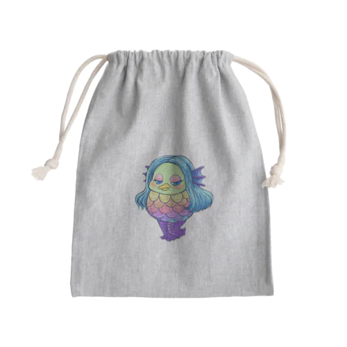 アマビエちゃん Mini Drawstring Bag