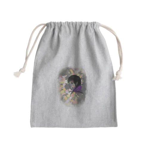 仮面劇場 Mini Drawstring Bag