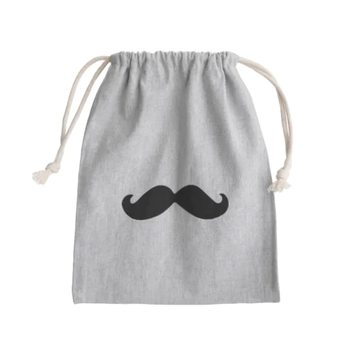 ただのお髭 Mini Drawstring Bag