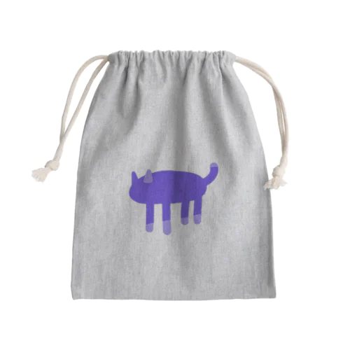 ヤミネコ Mini Drawstring Bag