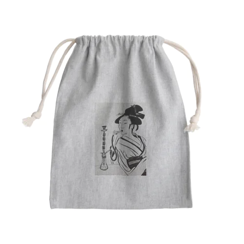 浮世絵シーシャ Mini Drawstring Bag