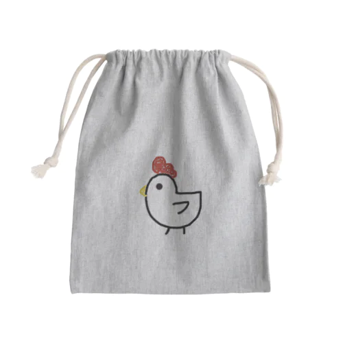 虚無トリ Mini Drawstring Bag