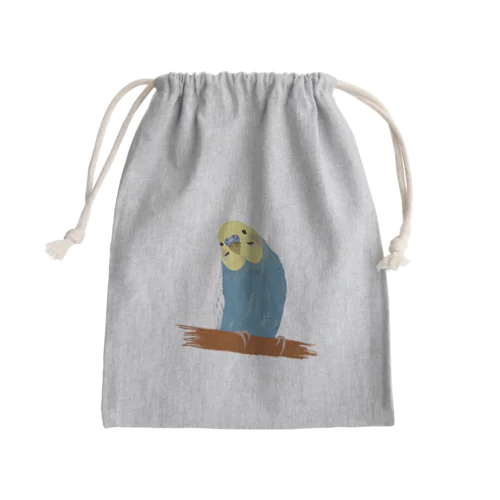 セキセイインコ すずちゃん Mini Drawstring Bag