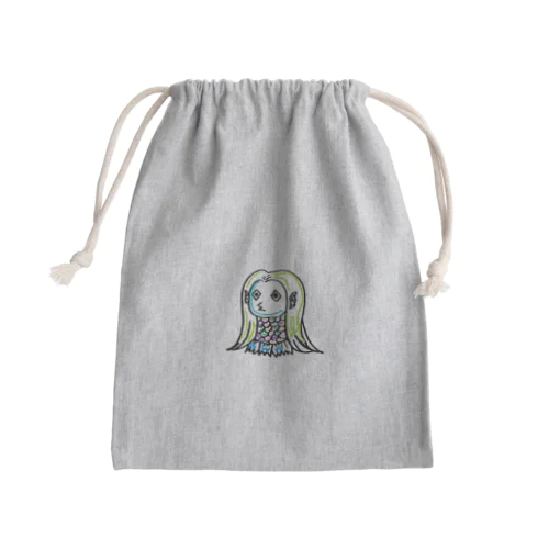 マユビエシリーズ Mini Drawstring Bag