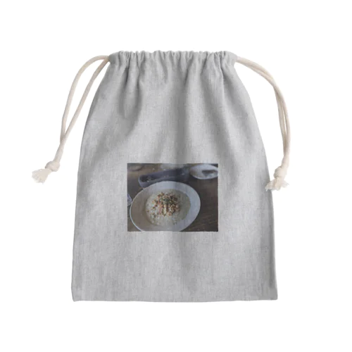 チーズリゾット Mini Drawstring Bag