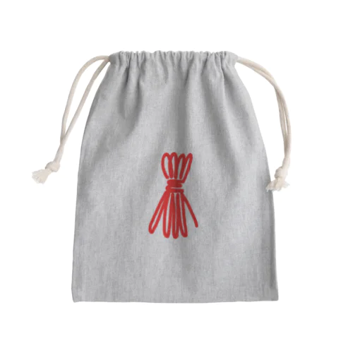 縄 Mini Drawstring Bag