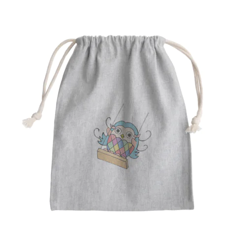 アマビエさん（祈願中） Mini Drawstring Bag
