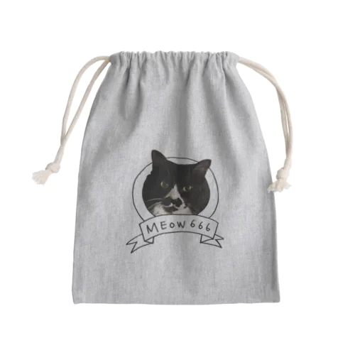 MEOW666 Mini Drawstring Bag