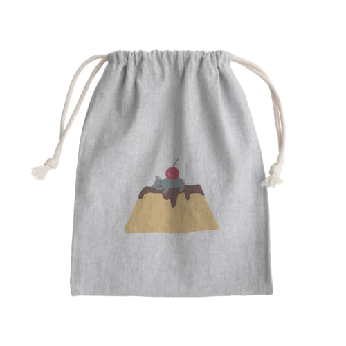 プリンでだらだらするコアラ Mini Drawstring Bag