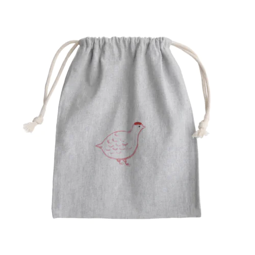 ライチョウ　恋の季節 Mini Drawstring Bag