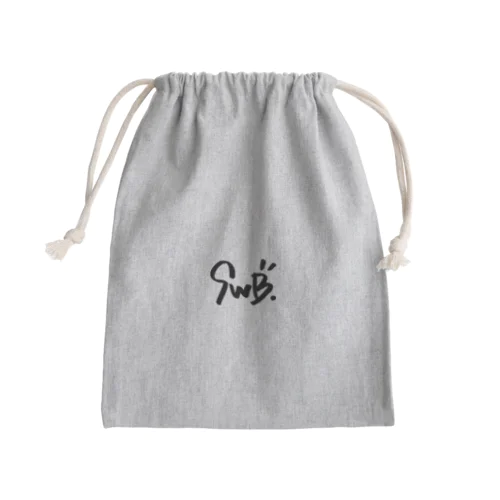 Swimming Bears 　SWB . Mini Drawstring Bag