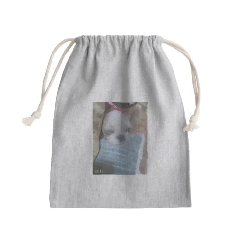 可愛いランちゃん Mini Drawstring Bag