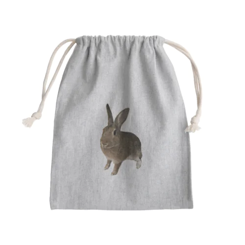 チェスナッツうさぎB Mini Drawstring Bag