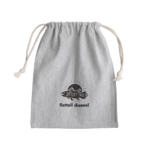 flattail channel Mini Drawstring Bag