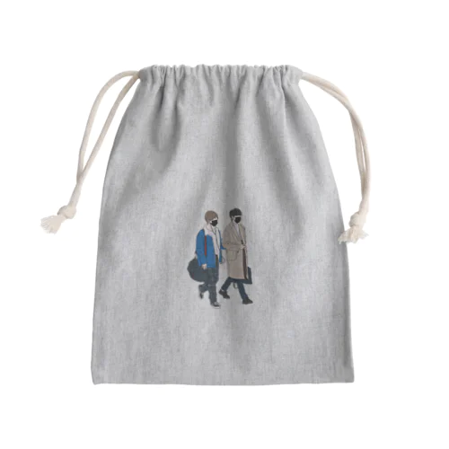 個人的に好きです。 Mini Drawstring Bag