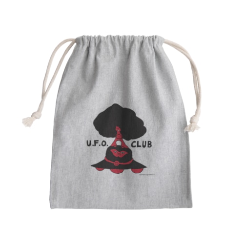 石井モタコ x U.F.O.CLUBオリジナルきんちゃく Mini Drawstring Bag