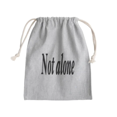 Not alone Mini Drawstring Bag