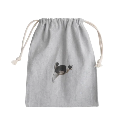 片足上陸猫 Mini Drawstring Bag