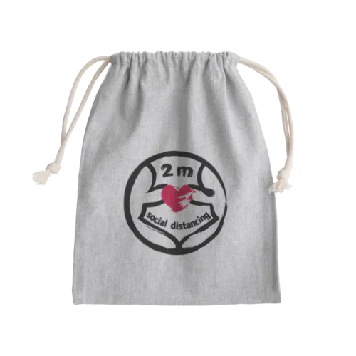 ２メートルのキモチ Mini Drawstring Bag