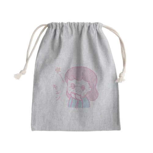 キュン☆ふわん子ちゃん Mini Drawstring Bag