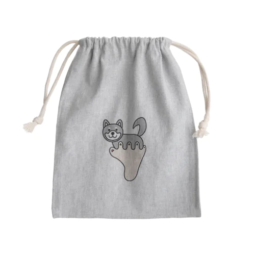 あしゆびしばいぬ Mini Drawstring Bag