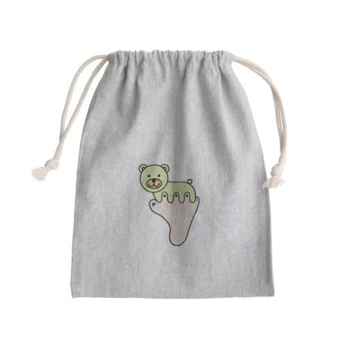 あしゆびくま Mini Drawstring Bag