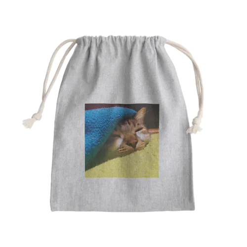 すやすやらむさん Mini Drawstring Bag