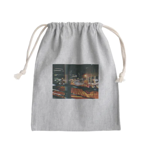 退勤 Mini Drawstring Bag