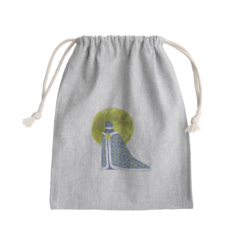 夜のとばり Mini Drawstring Bag