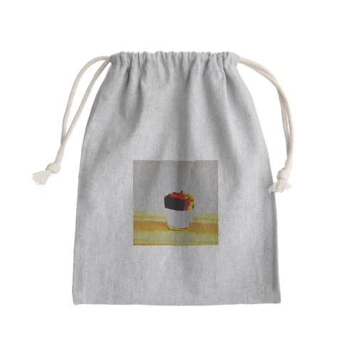 ダルゴナコーヒー Mini Drawstring Bag