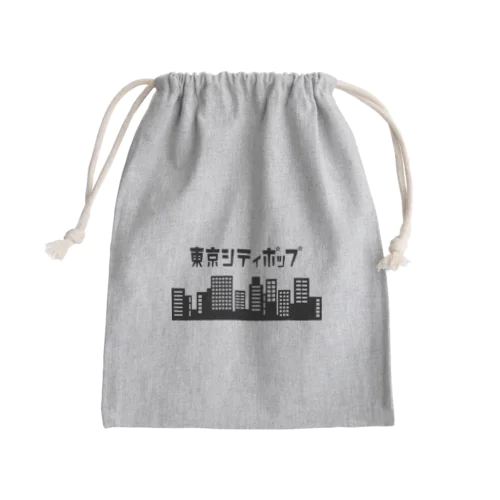 東京シティポップ Mini Drawstring Bag