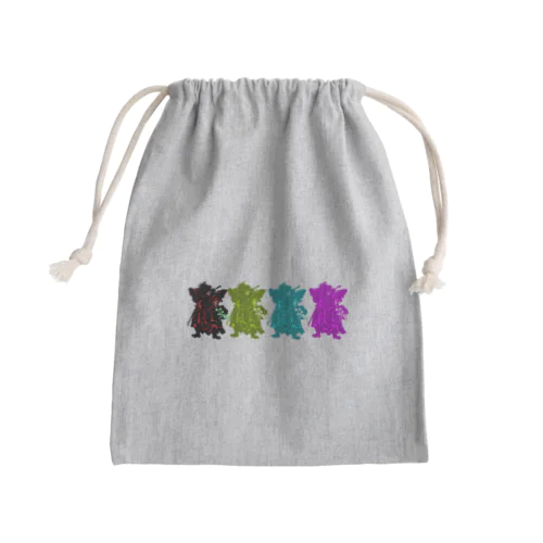 鍾馗様 Mini Drawstring Bag