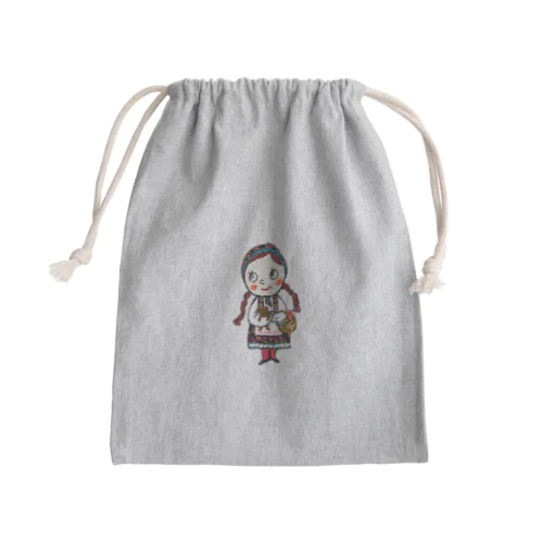 おにんぎょう遊び　 Mini Drawstring Bag